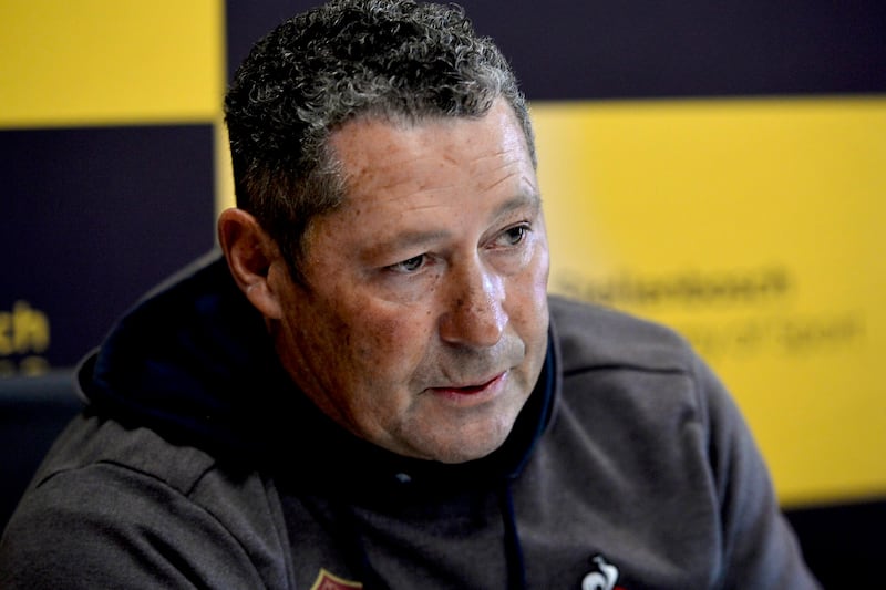 Head Coach, Steve Barker of Stellenbosch FC.