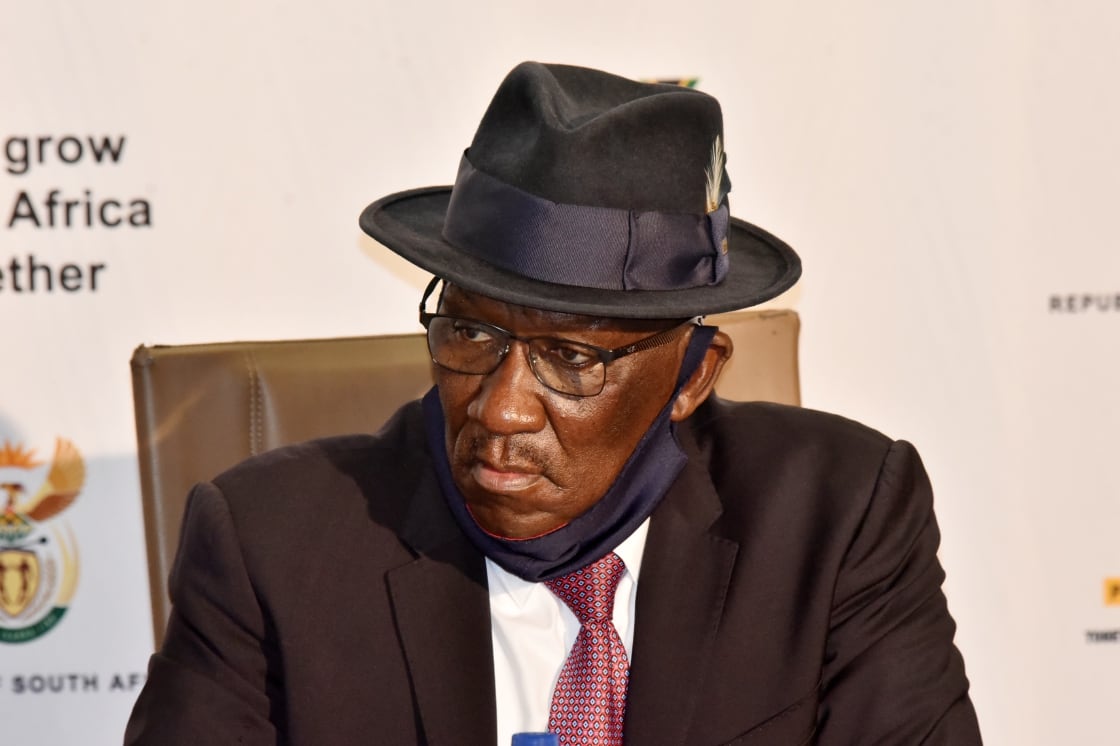 Police minister Bheki Cele.
